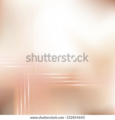 Blurred abstract background with lines lights, golden color banner design