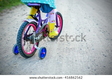 the girl on the bike