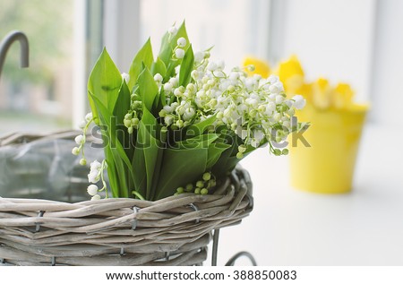 Lilies of the valley bouquet