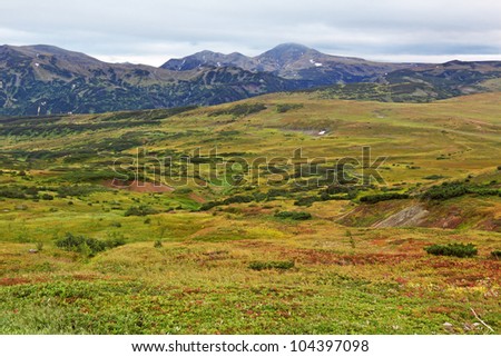 Far east, Russia, Kamchatka, mountain landscape