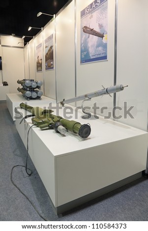 ZHUKOVSKY, RUSSIA - JUN 29: The international salon of arms and military technology 