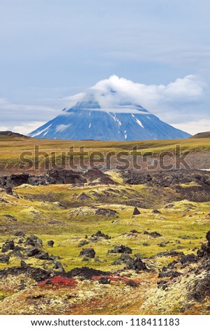 Extinct volcano, Far east, Russia, Kamchatka