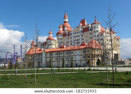 SOCHI, RUSSIA - MAR 15, 2014: Hotel complex \