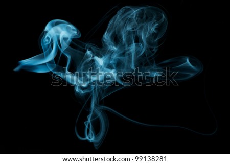 Blue Smoke Plume