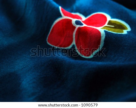 Blue Hawaiian Shirt Texture