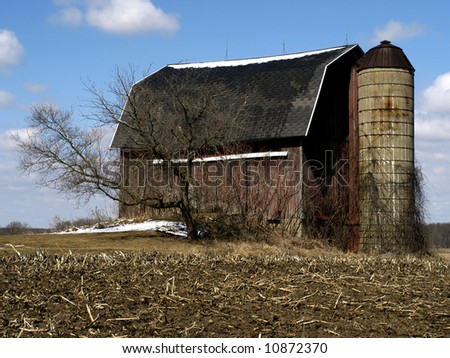 Vintage Michigan Family Farm Barn