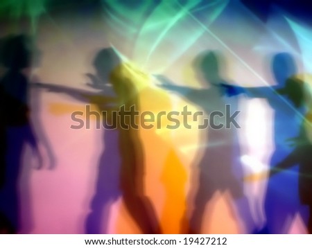Abstract Shadow Dancers