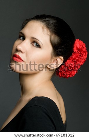 Flamenco Dancer Hair