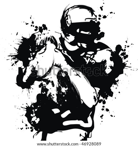 Football Vector Free on American Football Stock Vector 46928089   Shutterstock