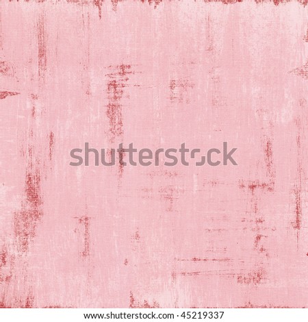 Pink distressed twill fabric