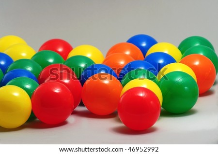 Colorful toy balls