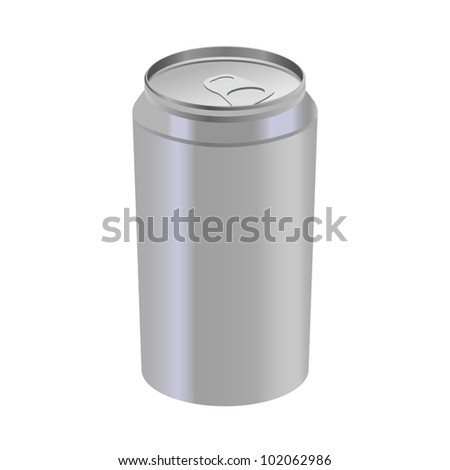 Tin Can Stock Vector 102062986 : Shutterstock