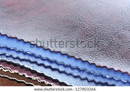 Artificial Leather Swatches
