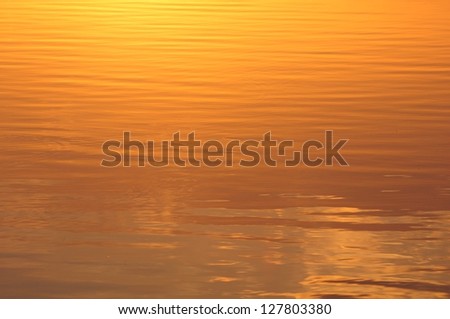 Ripples on Water Lit by Sun