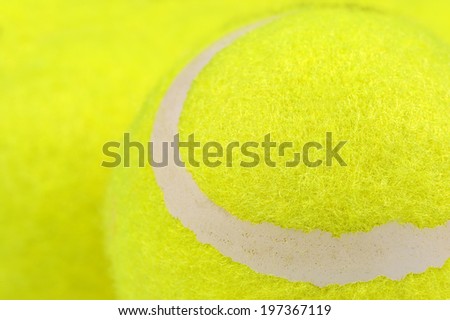 Lawn Tennis Ball Close-Up