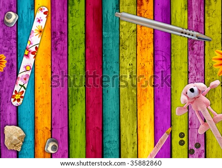 wallpaper girly. stock photo : Colorful Girly