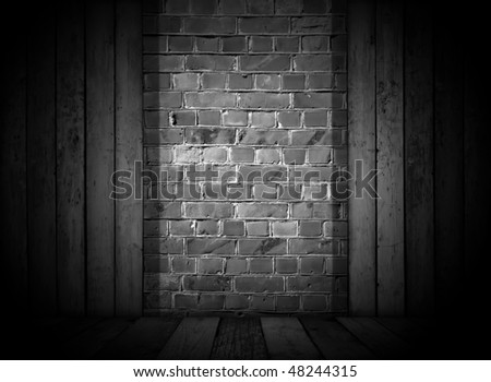 Dark Wood/Brick Background
