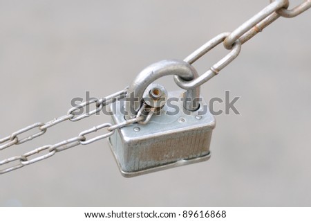 Padlock on Chain