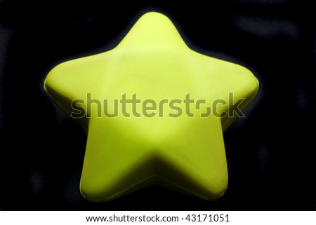 pillow star with a blank center to be filled in with your star\'s name
