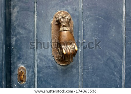 Old door  close-up image of ancient doors