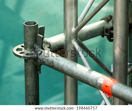 Scaffolding as Safety Equipment on a Construction Site