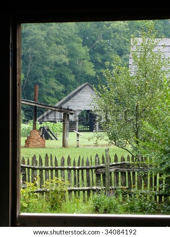 View of Pioneer Farm from House