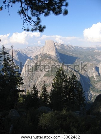Half Dome from Glacier point