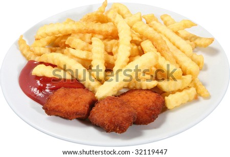 chicken nuggets clipart. stock photo : Chicken Nuggets