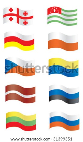 world map european union. european union flag