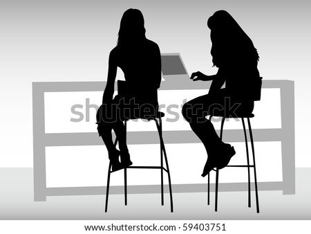 drawing of businesswomen