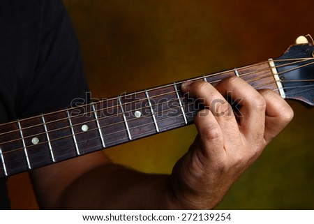 C major chord for guitar