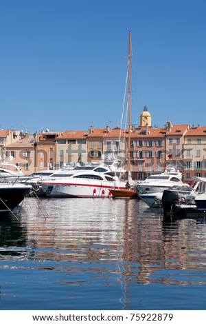 St Tropez, a famous luxury resort in French Riviera