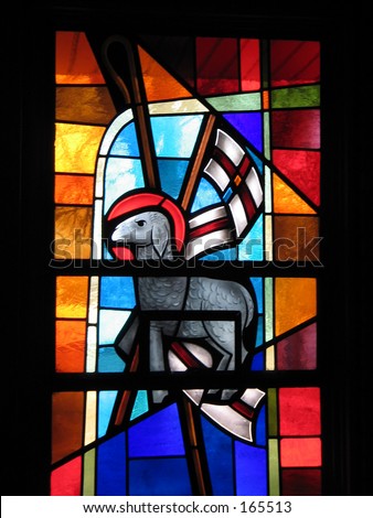Lamb of God Stained glass