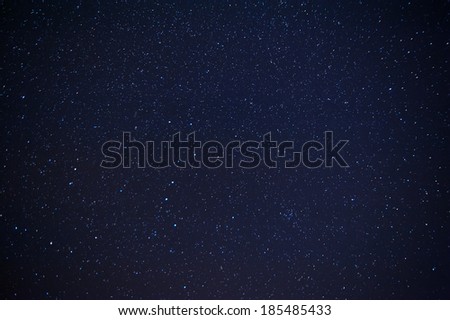 Night sky with lot of shiny stars