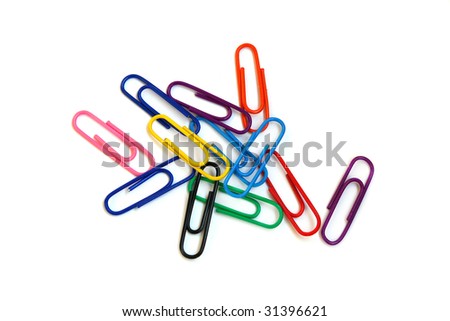 color paper clips