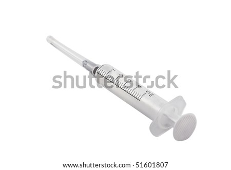 plastic syringe