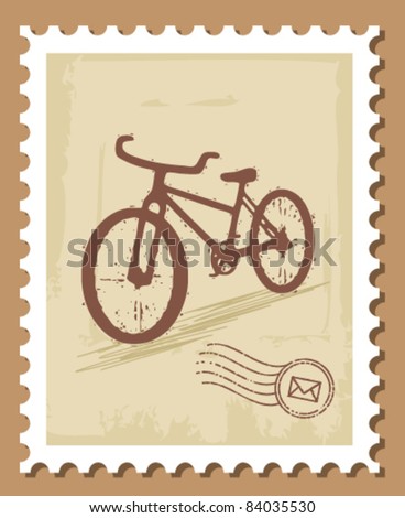 bicycle stamp