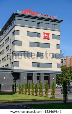 KALININGRAD, RUSSIA - SEPTEMBER 9: Hotel Ibis is an international brand with 1600 budget hotels in 55 countries owned by Accor on September 9, 2013 in Kaliningrad, Russia.