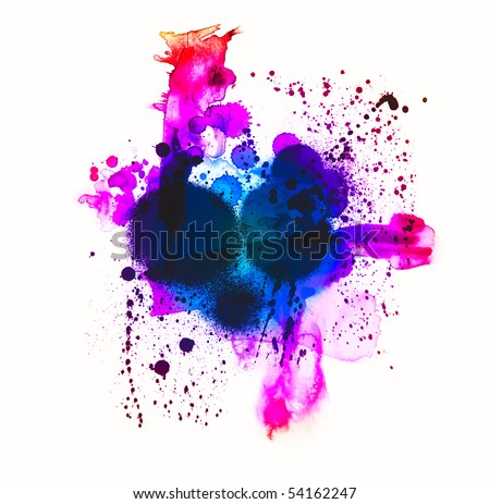 stock photo abstract color splash