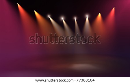 Stage illumination background