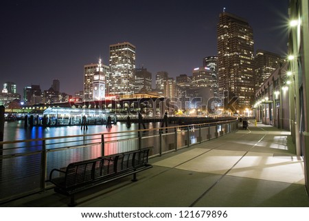 San Francisco Cityscape At Night
