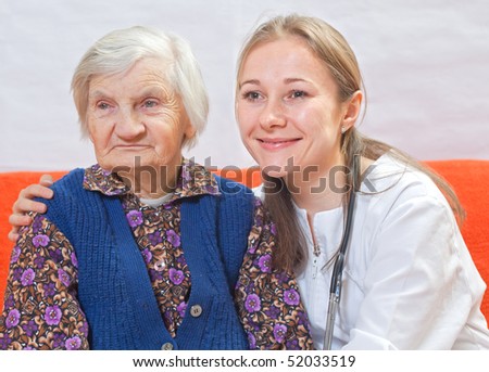 Old woman and the sweet young doctor