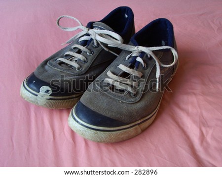 Old deck shoes
