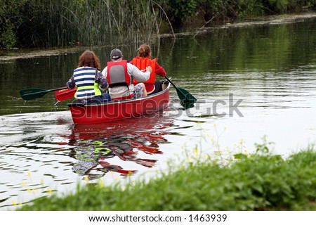 Family canoe trip