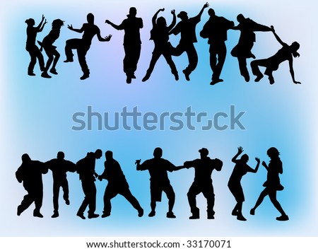 Hip+hop+dancer+silhouette+clip+art