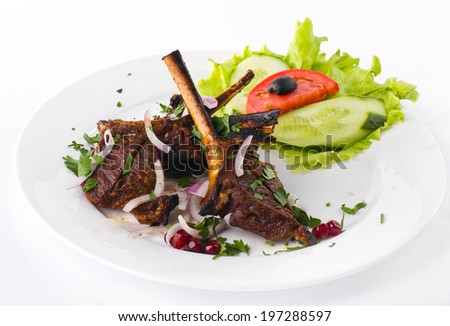 mutton meat kebab