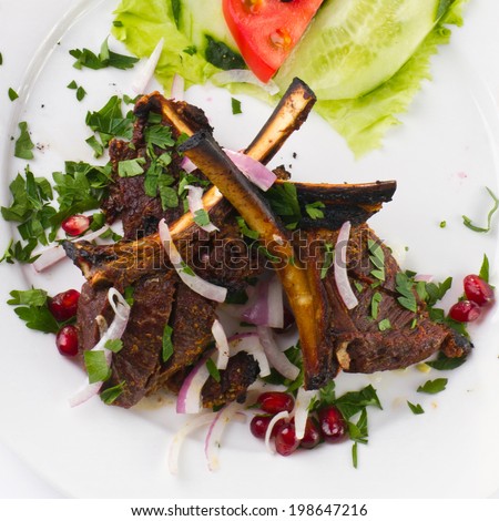 Mutton meat kebab
