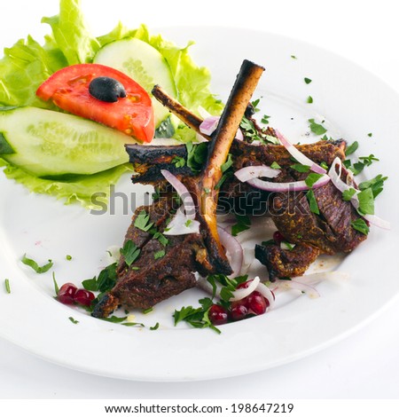 Mutton meat kebab