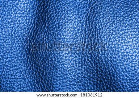 blue dyed natural leather furniture coverage texture background
