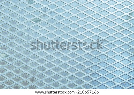 blue metal texture background with diamond pattern